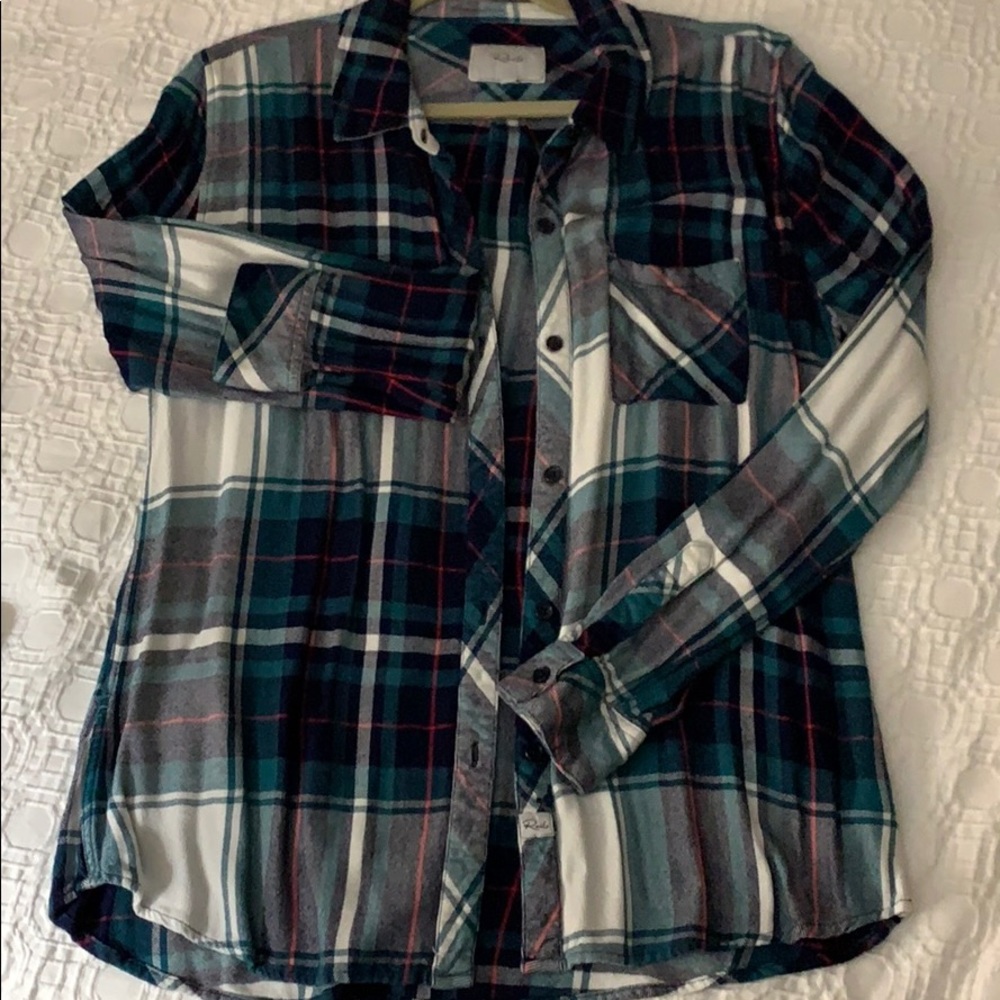 Rails Plaid Top - image 1